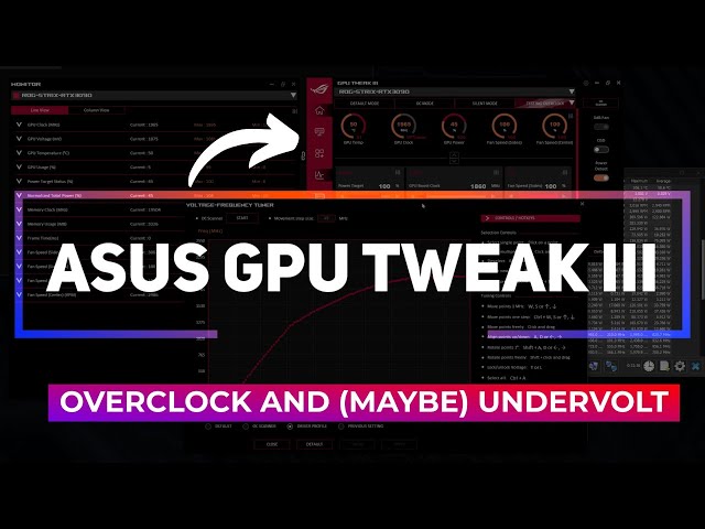 ASUS GPU TWEAK III Overclock and maybe Undervolting