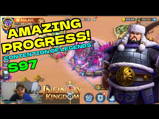Making Great Progress In The Contention Of Legends Event! - Infinity Kingdom