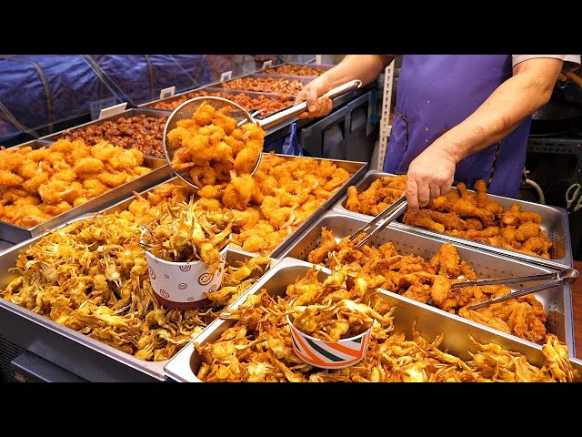 Fried Master! Fried Baby Crab , Fried Coconut Shrimp, Fried Chicken - TOP 3 / Korean Street Food