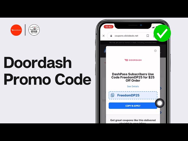 How To Get Doordash Working Promo Code