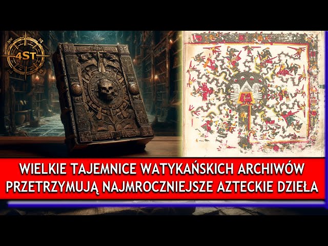 Wielkie tajemnice watykańskich archiwów - Przetrzymują najmroczniejsze azteckie dzieła