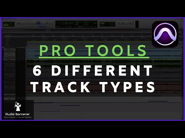 Pro Tools Tutorial | The 6 Different Track Types @avid