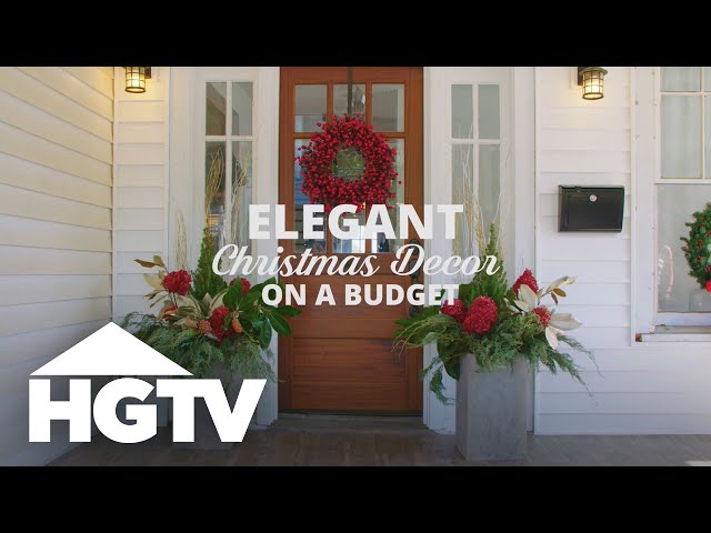 Budget-Friendly Outdoor Holiday Decor | HGTV