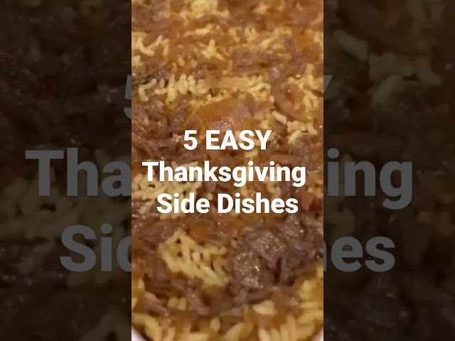 Need some side dishes for Thanksgiving? I'm sharing 5 easy ones with you!