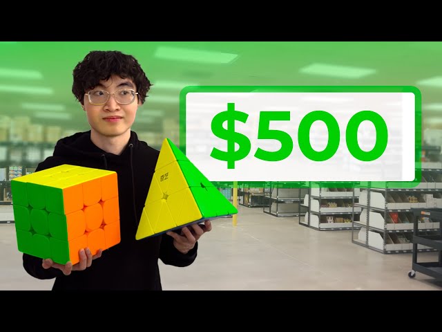 What I spent at a cubing store