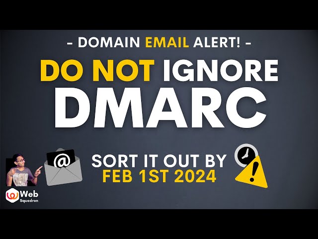 How to Add DMARC Record to your Hosting - Domain Email Alert Feb 2024