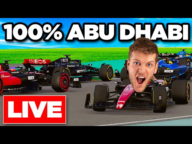 100% Full Abu Dhabi GP Vs Viewers! F1 23 Online Races | LIVE 🔴