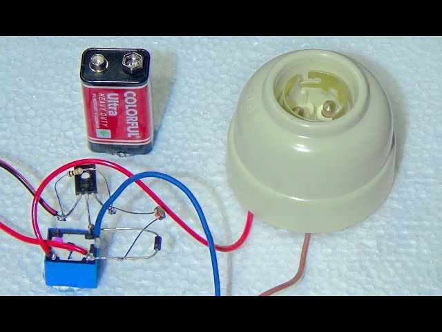 DIY Project - How To Make Light Dependent AC Light  Using LDR (220V)