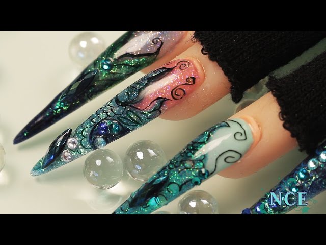 Mermaid Tails Nail Art