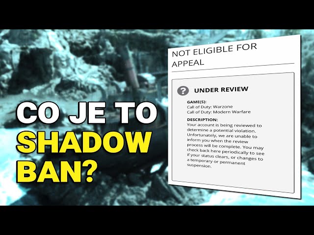 Co je to SHADOW BAN? | COD WARZONE