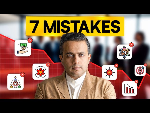 7 Biggest Mistakes that will KILL your business⏐ Avoid these business mistakes at all costs.