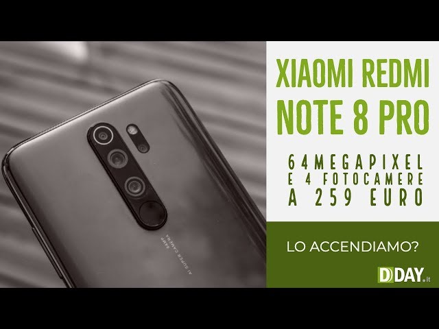 Anteprima Redmi Note 8 Pro. 64 megapixel a 259 euro
