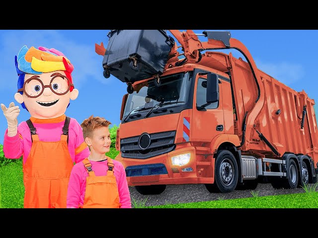 🚛♻ Les enfants découvrent le recyclage avec des camions 🚦 Jouets pour enfants