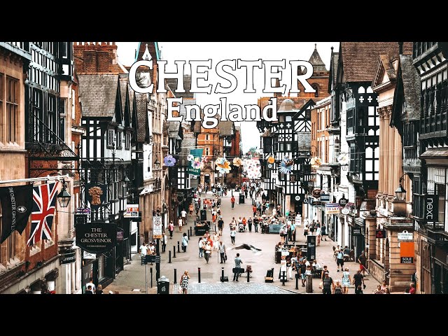 🇬🇧 CHESTER Walking Tour | England, UK | 4K HDR 60fps