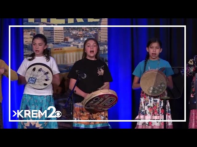 Salish School of Spokane performs at 2024 State of the City