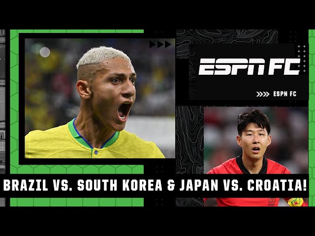 Full PREVIEW of Brazil vs. South Korea & Japan vs. Croatia! More World Cup upsets to come? | ESPN FC