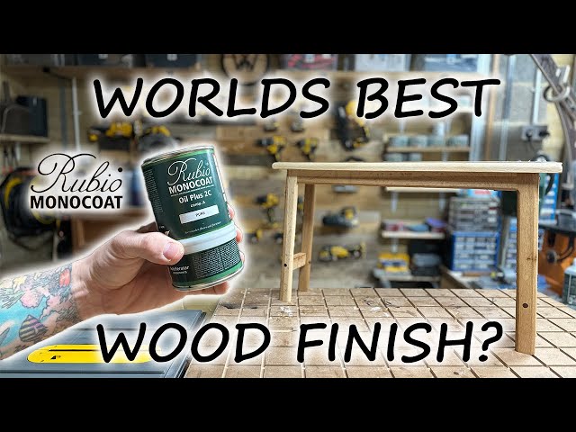 The WORLDS BEST wood finish? - WOODWORKING Tutorial