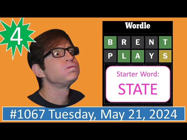 Wordle #1067 Tuesday 2024-05-21