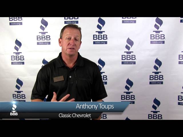 Anthony Toups of Classic Chevrolet on the BBB 1