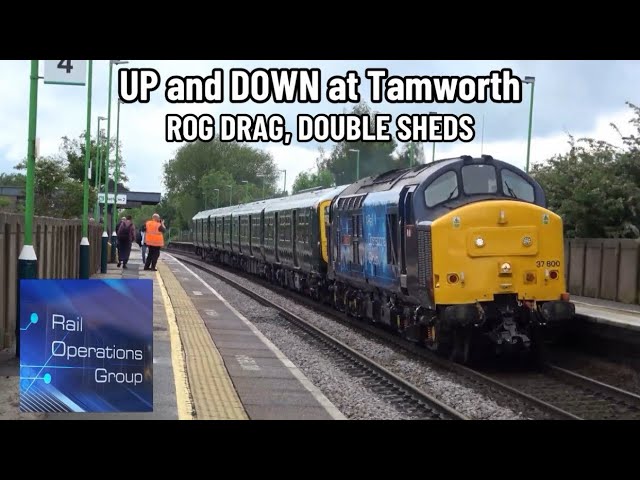 UP and DOWN at Tamworth! ROG Class 769 DRAG, RESCUE locos & DOUBLE HEADED 66's