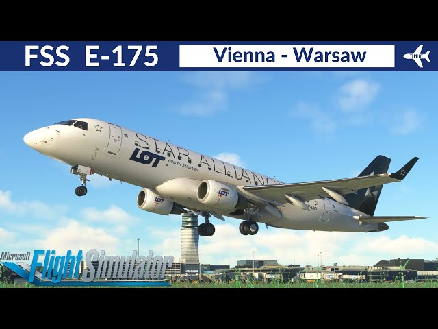 [MSFS] FlightSim Studios Embraer E-175 LOT Polish Airlines | Vienna to Warsaw | Full Flight
