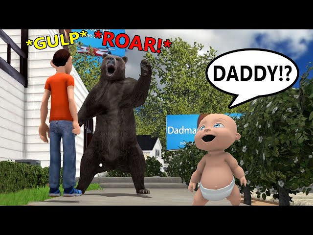 Bear Attacked My Daddy! 🐻 (Who's Your Daddy)