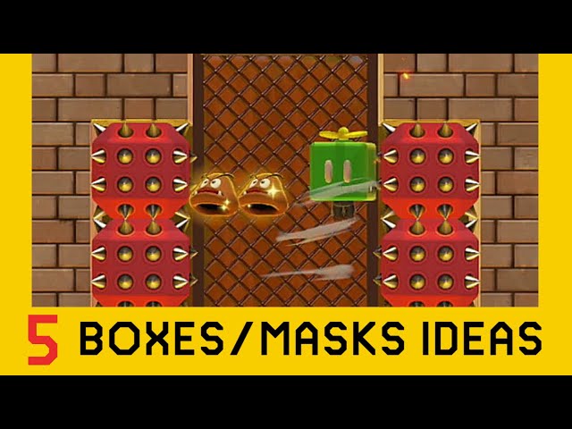 5 Ideas with Masks and Boxes (Part 2) - Super Mario Maker 2