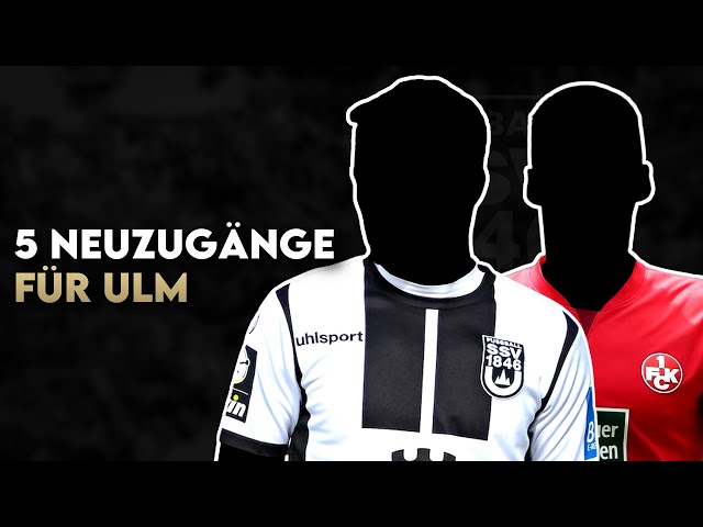 SSV Ulm: 5 Transfers für den Abstiegskampf in der 2. Bundesliga!