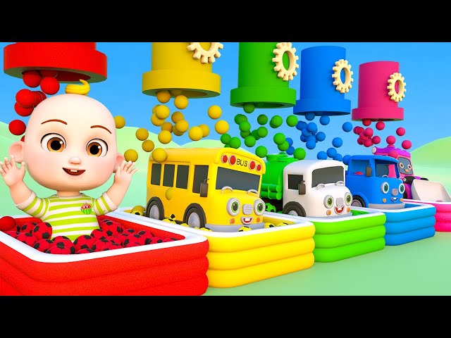 five little monkey - Baby songs Play a pachuchu go down the slide - Nursery Rhymes & Kids Songs