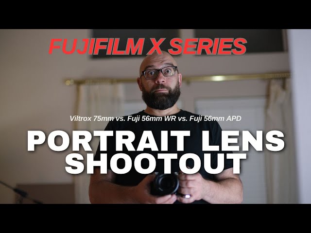 The BEST Portrait Lens for Fujifilm X Series Cameras - Quick Shootout!