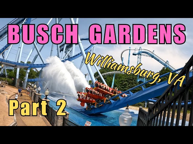 Busch Gardens, Williamsburg, Virginia-GRIFFON Roller coaster Part 2 of 3