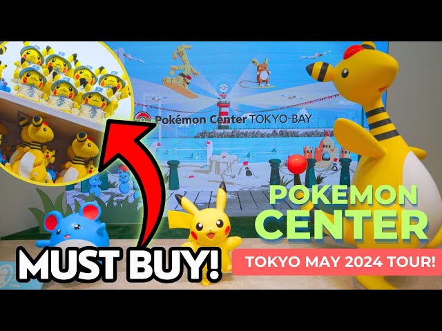 I LOVE the all NEW Pokémon Center in Tokyo BAY!