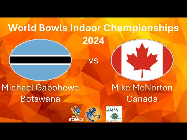 WB Indoor Championships Michael Gabobewe v Mike McNorton