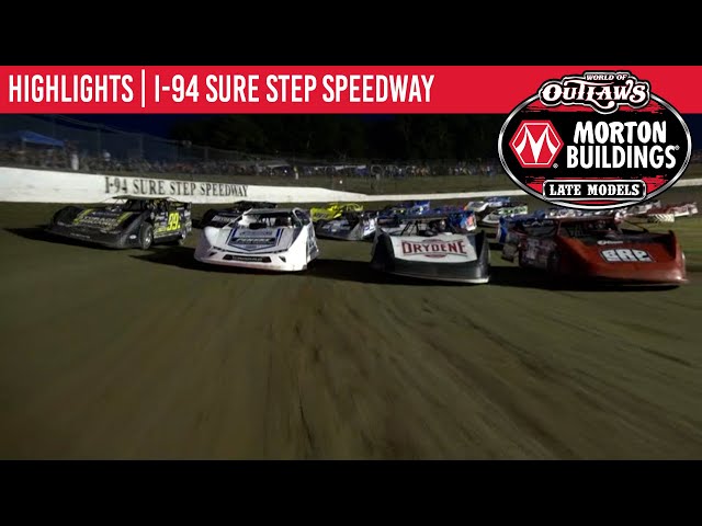 World of Outlaws Morton Building Late Models at I-94 Sure Step Speedway July 17, 2021 | HIGHLIGHTS