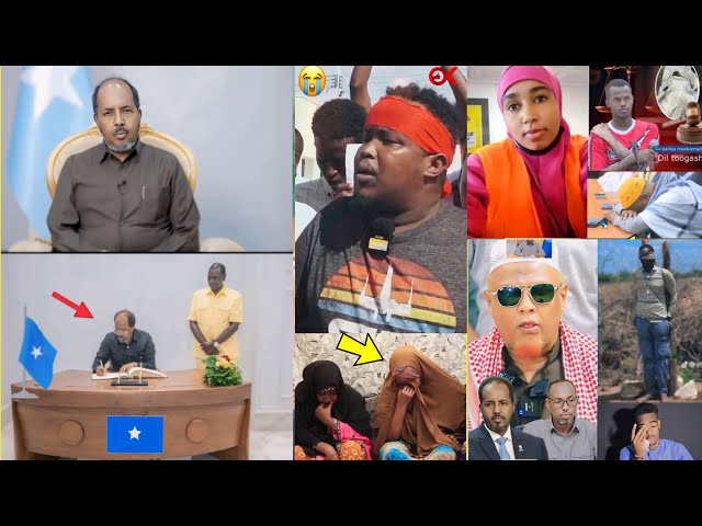 DEG DEG MADAXWAYNAHA SOMALIYA OO XAQIIJIYAY XILIGA LA TOOGANAYO SAYID CALI & QOYS KIISI OO DAGAAL 😭😭