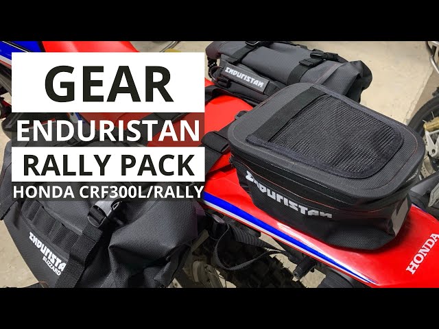 Gear: Enduristan Rally Pack on Honda CRF300L/Rally