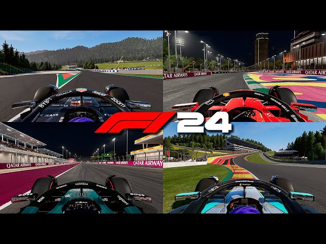 ALL F1 24 TRACKS (Updated Tracks)