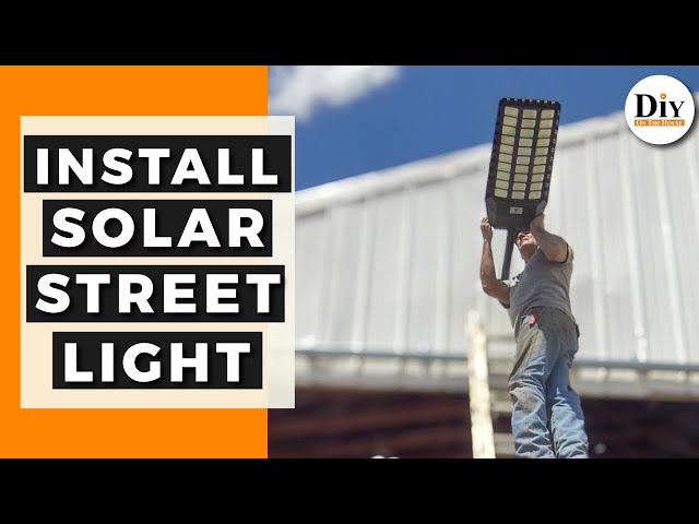 EASY Solar Street Light Installation | Hykoont Solar Light