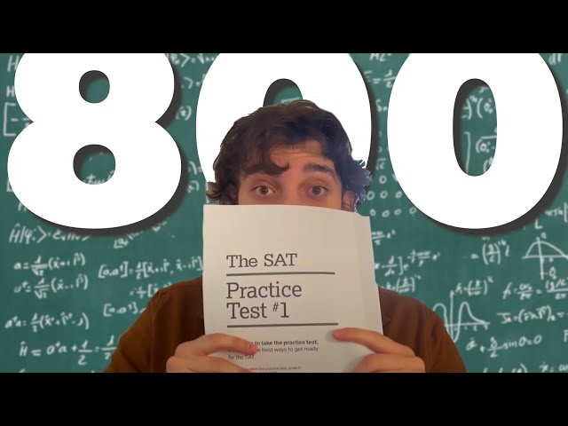 How to get a PERFECT 800 on the SAT Math (2024)