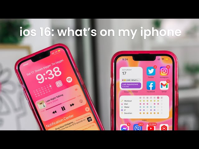 iOS 16: what's on my iphone! (best widgets and apps)