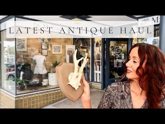 🕰 Styling Antique Finds,  Shop with Me!