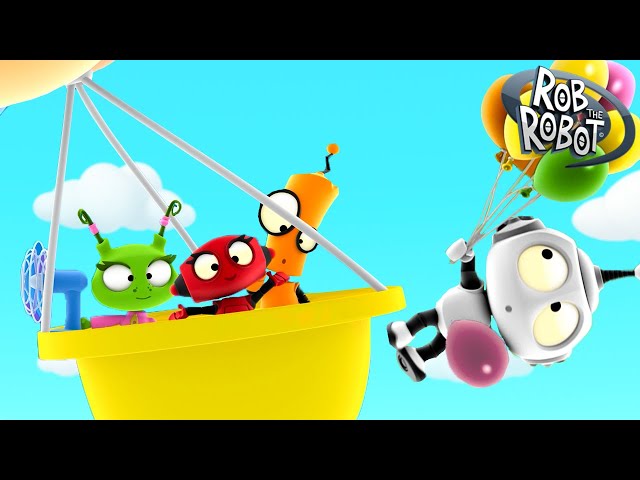 Up up and Away | Rob The Robot | Preschool Learning