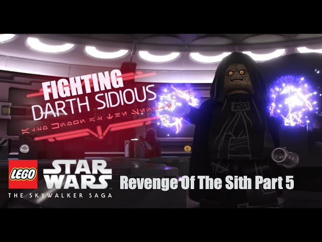 LEGO Star Wars The Skywalker Saga Walkthrough #22 Revenge Of The Sith Part 5 Fighting Darth Sidious