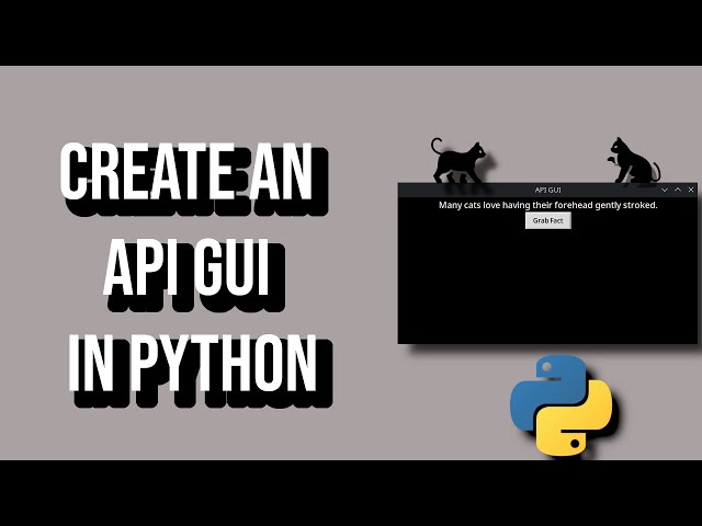Lets Create An API GUI In Python