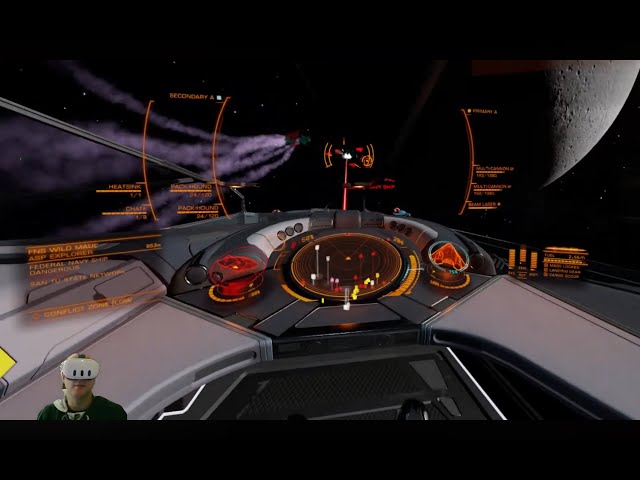 VR Elite Dangerous - Passenger Missions !!