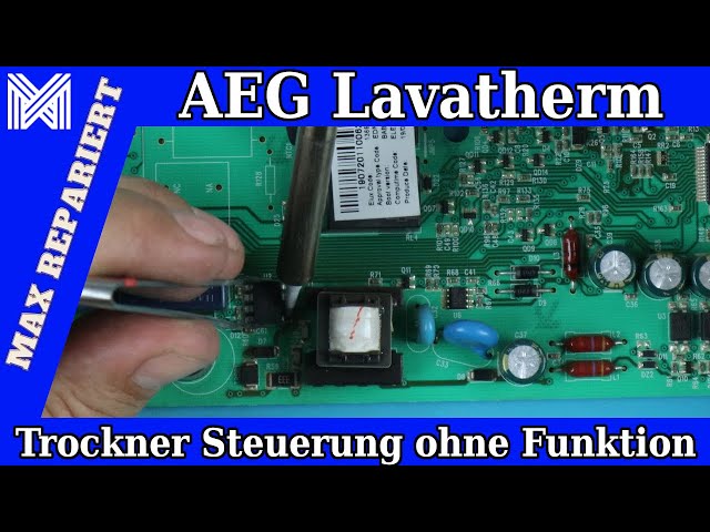 AEG Electrolux Lavatherm Protex Trockner ohne Funktion - Reparatur Trockner Steuerung - Trockner tot