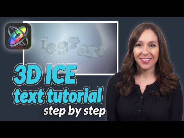 Apple Motion Text Tutorial | 3D ICE