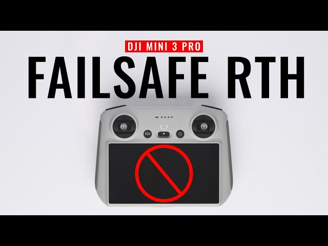 DJI Mini 3 Pro | RC Controller Disconnection - Why You Don’t Need to Panic (Failsafe RTH)