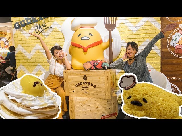 GUDETAMA LAZY EGG CAFE TOUR! Taipei Themed Restaurant