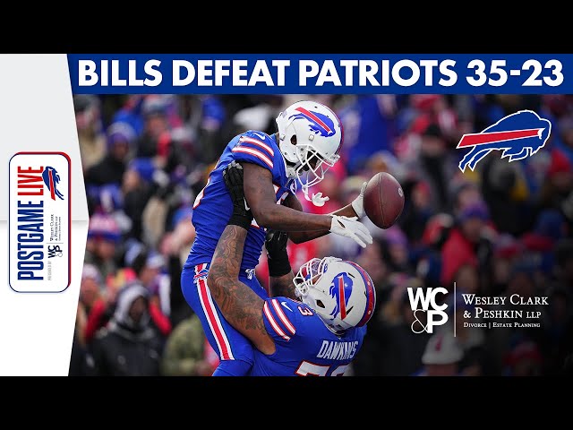 Bills Postgame Live: Bills beat Patriots | Saturday Night Showdown Week 15